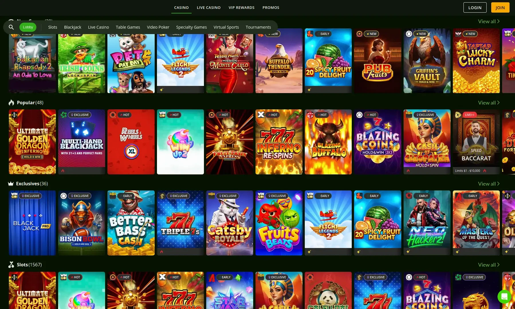 Promotions et tournois hebdomadaires sur Million Casino